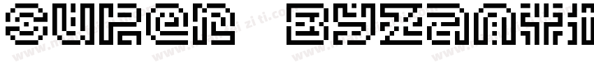 Super Byzantine Regu字体转换